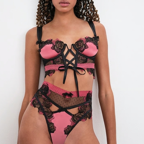 New!For Love and Lemons Ivy Corset Top - Picture 3 of 15